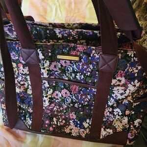 Poppy & Peonies Multicolor Floral Tote